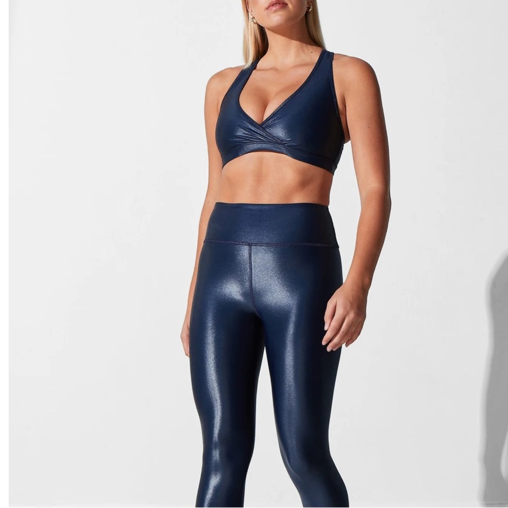 NWT Noli Yoga Edga Bra in Navy Liquid, size small - Picture 3 of 16
